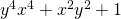 y^{4}x^{4}+x^{2}y^{2}+1